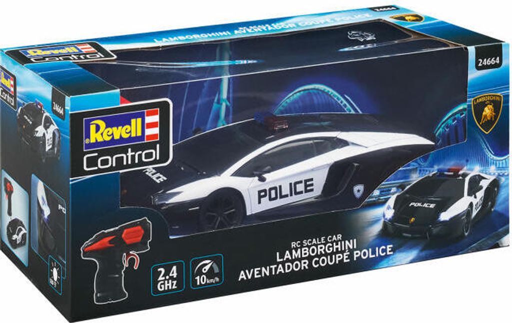 Revell 24664 Lamborghini Aventador Police Automodello per Produktbild 