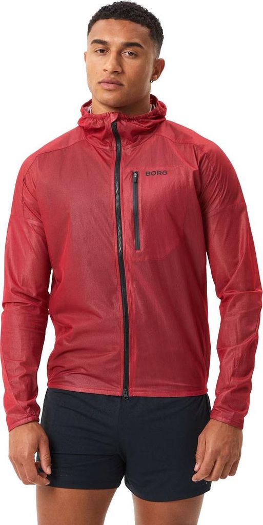 Björn Borg - Herren - Laufjacke - Rot - Gr. S