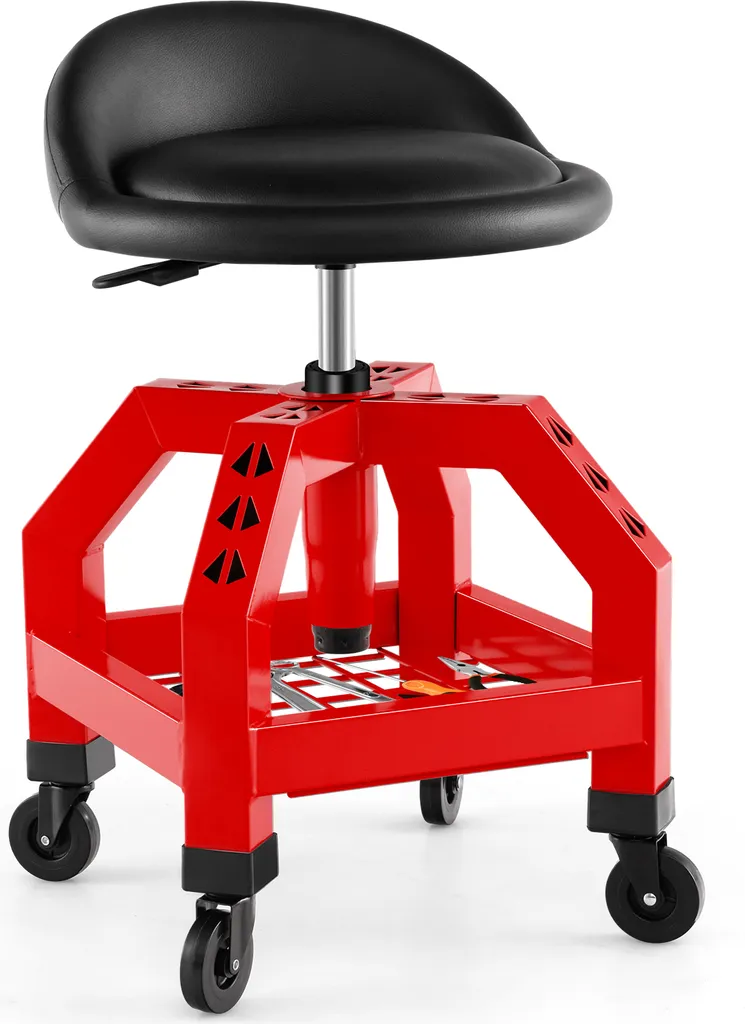 Tabouret d'atelier ergonomique : fini le mal de dos en bricolant au sol