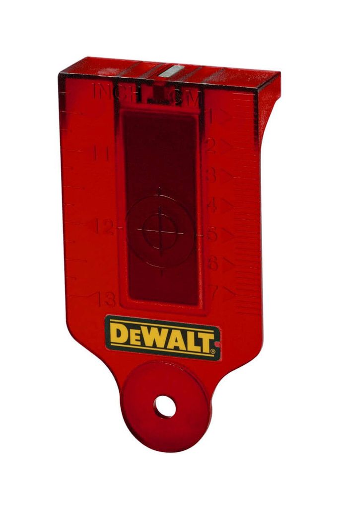 DeWALT Laser-Zielkarte DE0730-XJ rot - Zubehör für Laser mit roter Diode