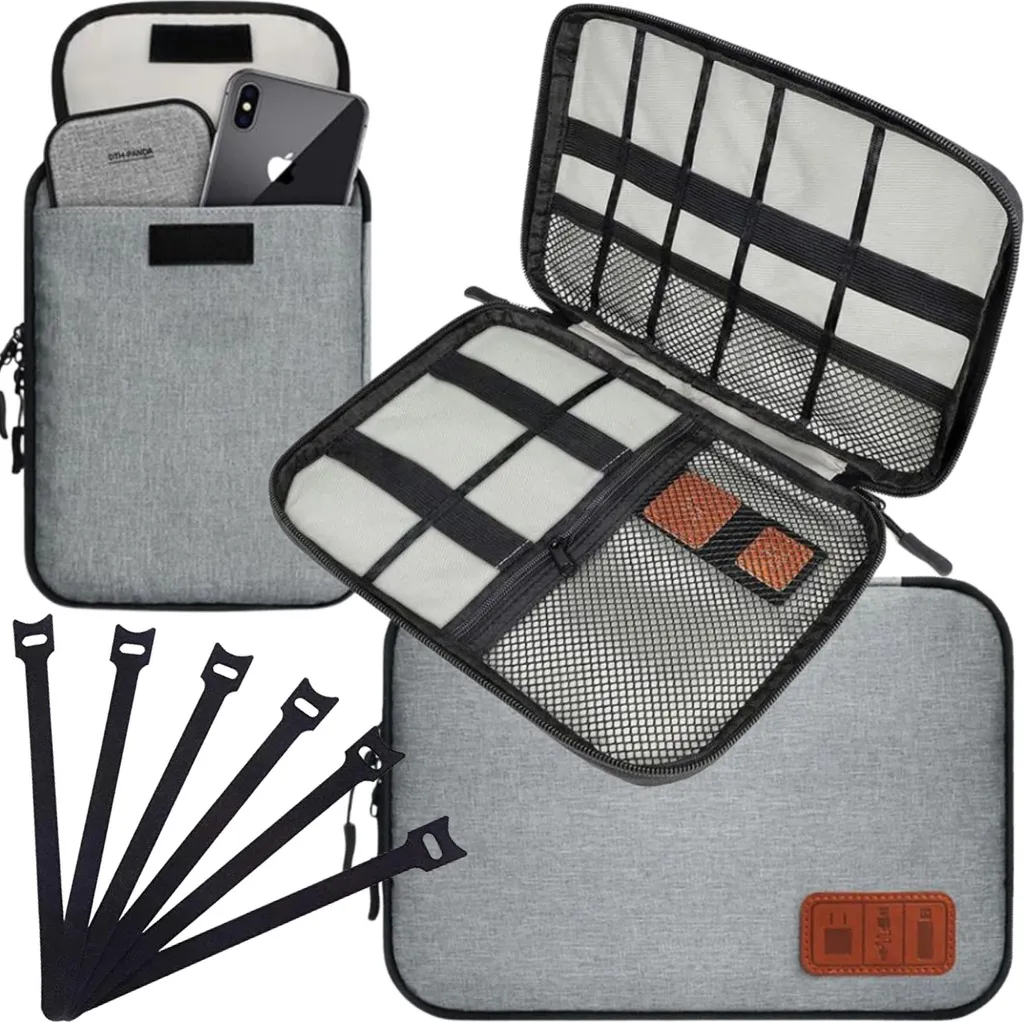 Borsa Organizer Cavi da Viaggio per Bambini - Custodia Tech per Famiglia