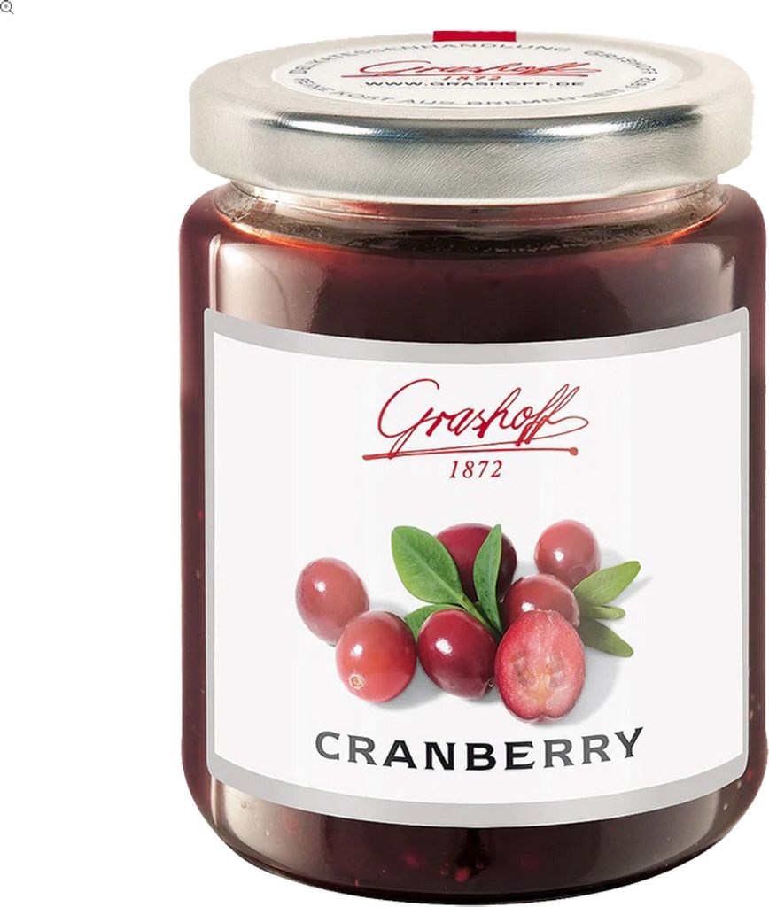 Grashoff Dżem żurawinowy extra owocowy do smarowania 250g Zdjęcie produktu 