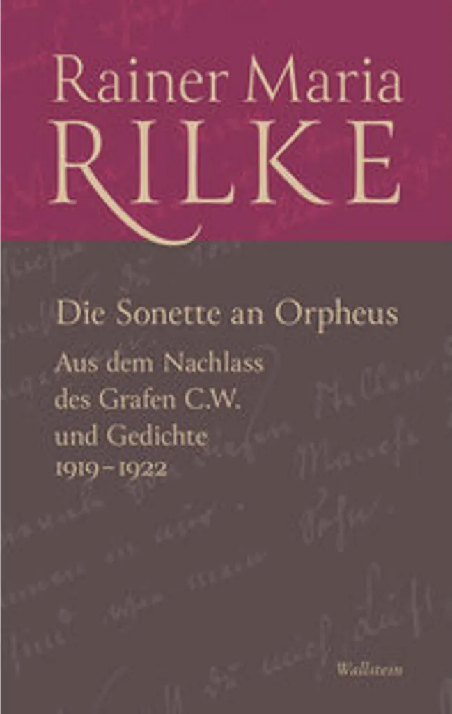 Recueil Die Sonette an Orpheus Livre de Poésie Classique Allemande