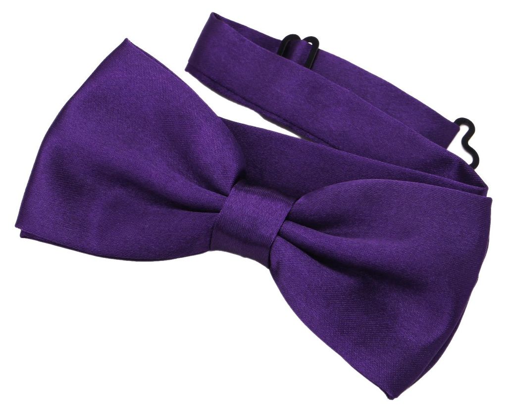 DonDon Edle violette Fliege bzw. Schleife mit Haken - Produktbild 