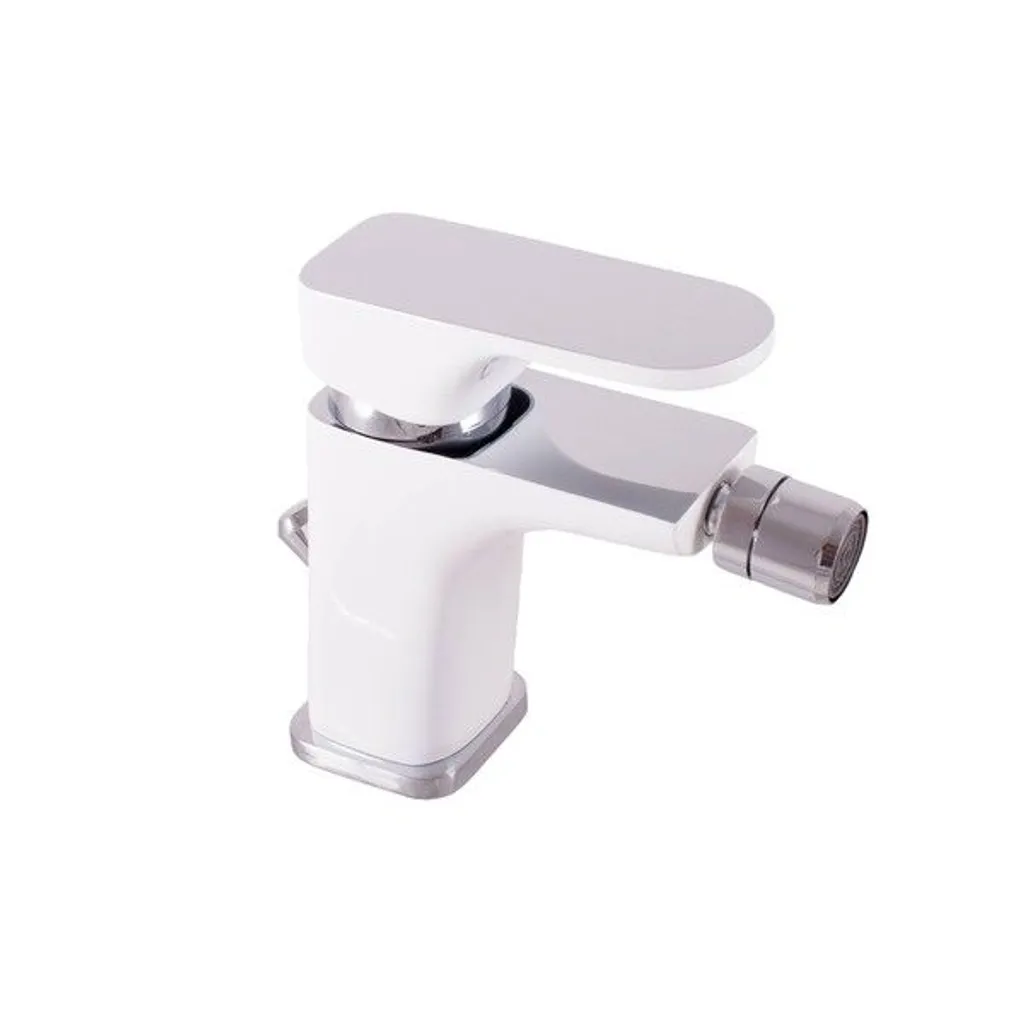 RAV-SLEZÁK YUKON YU145.0KCB: Miscelatore Bidet Design Bianco/Cromo