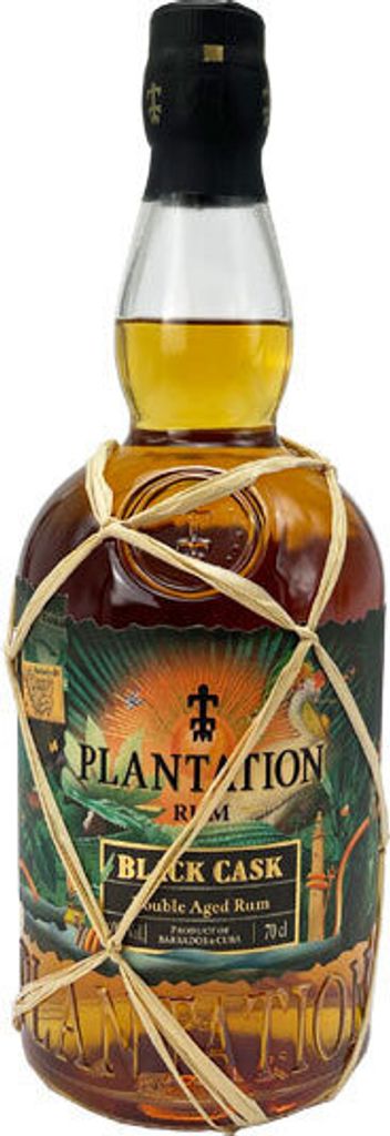 PLANTATION Black Cask Double Aged Rum, 40% Vol. 0,7 l Produktbild 