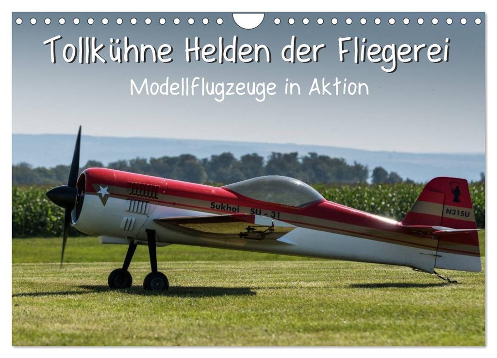 Tollkühne Helden der Fliegerei - Modellflugzeuge in Aktion (Wandkalender 2027 DIN A4 quer), CALVENDO Monatskalender