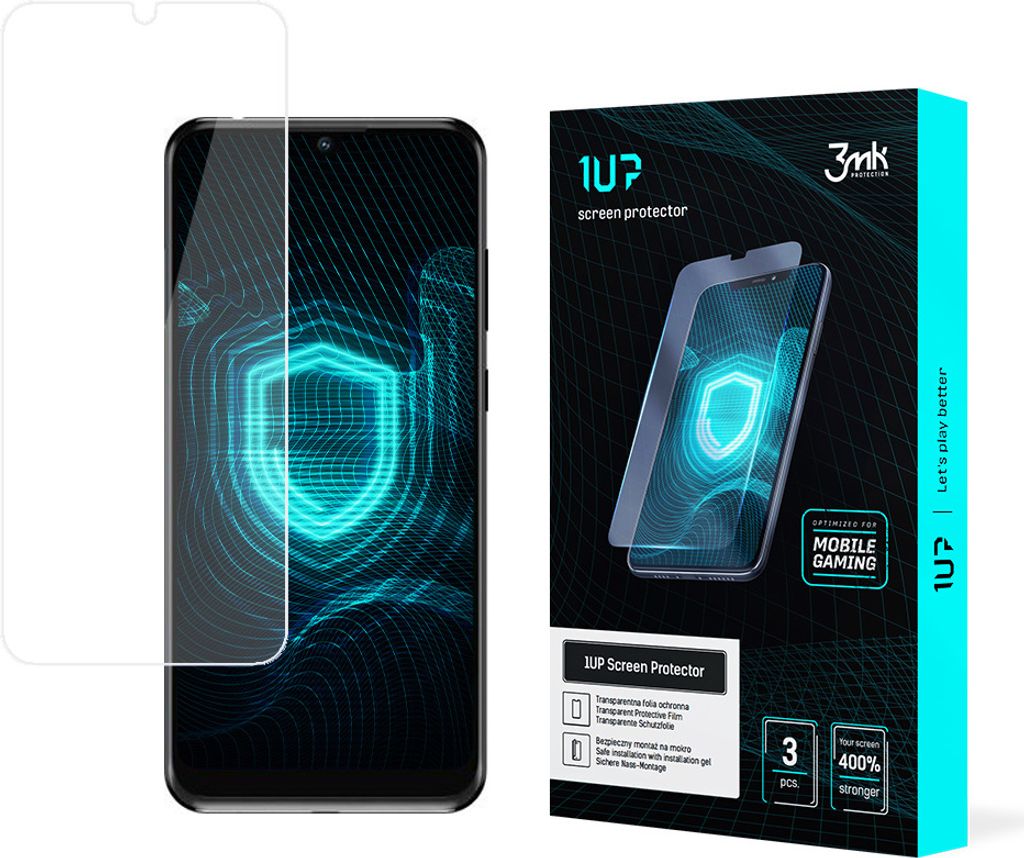 3mk Display Schutzfolie 1UP für ZTE Blade A5 2020 transparent Gaming (3 Stück)