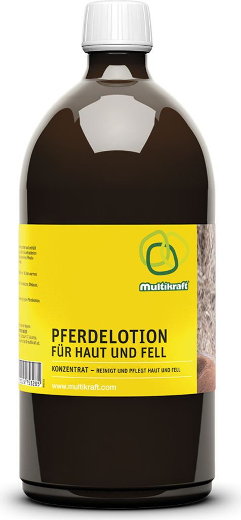 Multikraft Pferdelotion 1L Konzentrat Zur Reinigung von Haut und Fell