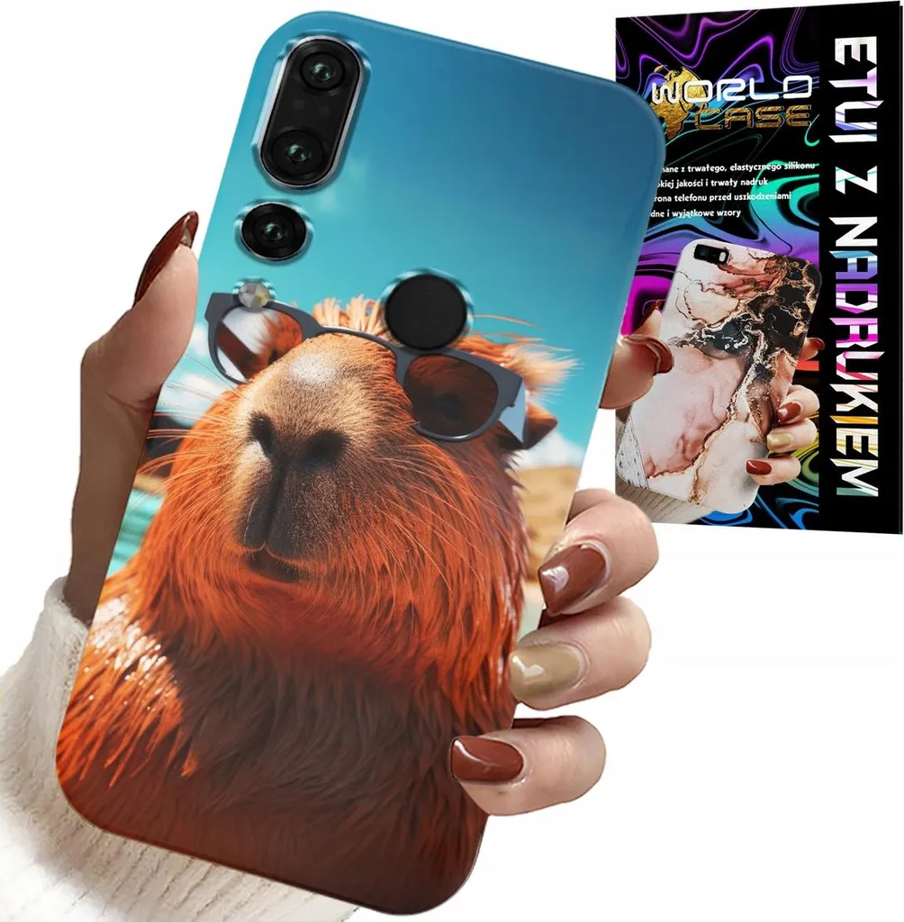 Custodia Huawei P20 Pro Capibara Dolce + Vetro Temperato 9H - Offerta - 1