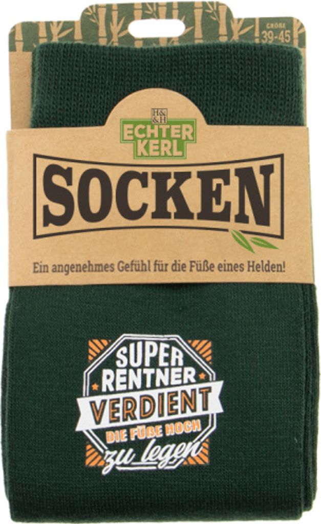 History & Heraldry Herren Socken - Echter Kerl Socken - Rentner