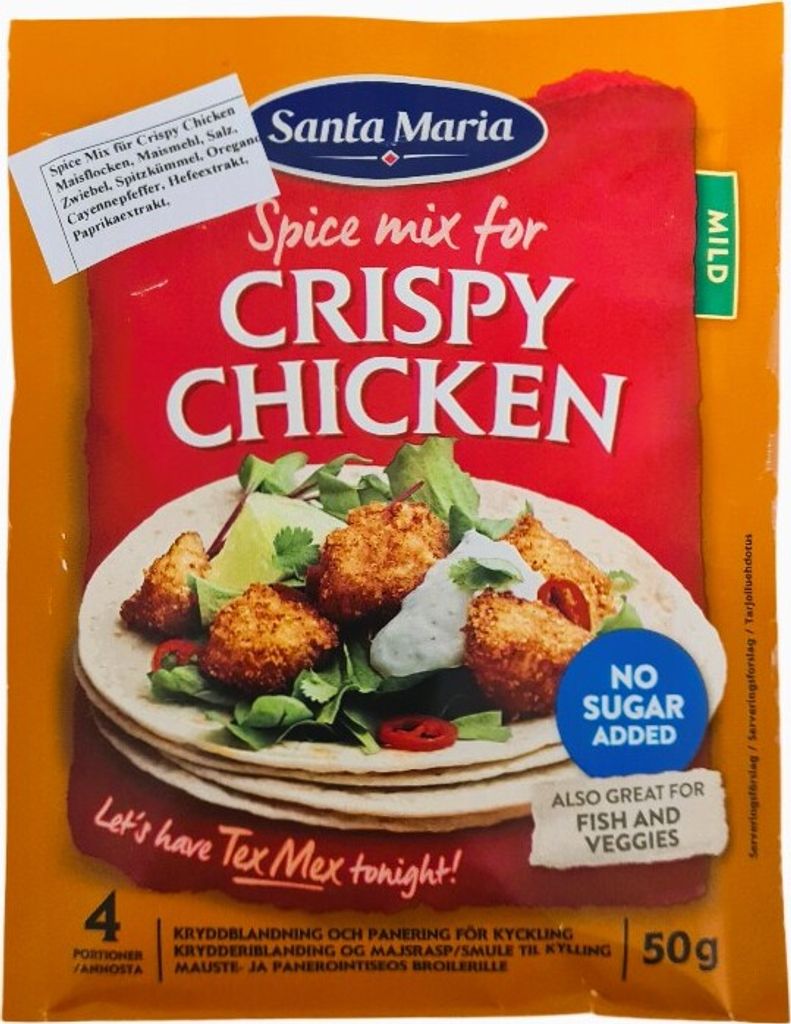 Santa Maria Crispy Chicken Spi Produktbild 