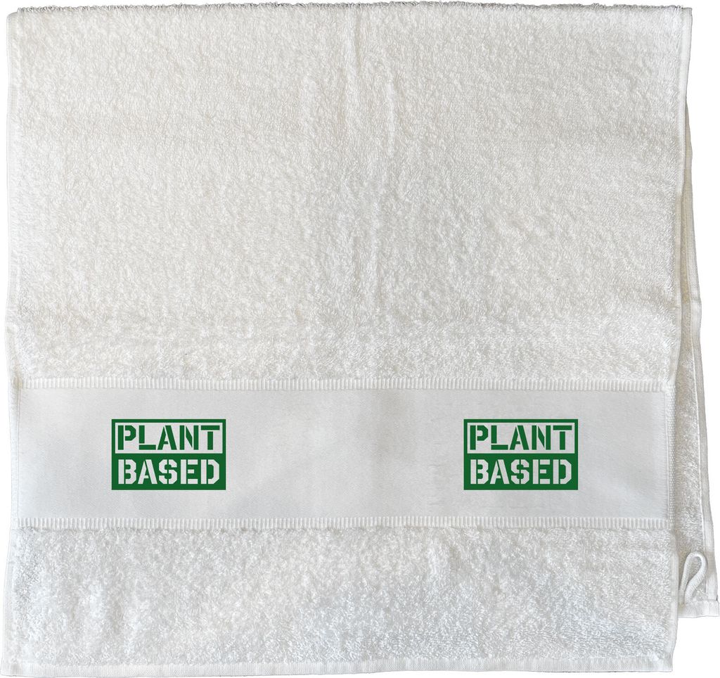 Huuraa Handtuch Plant Based Modern 50x100cm White Baumwolle Handtuch Geschenkidee