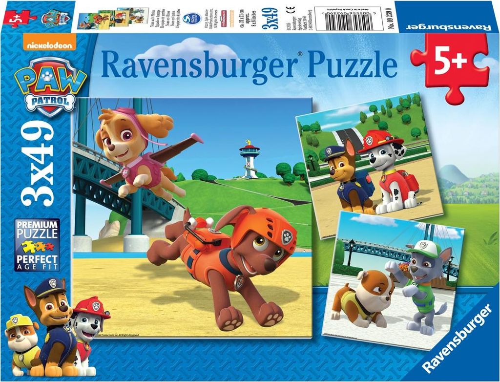 Ravensburger 9239 Ravensburger Paw Patrol Team auf 4 Pfoten Image du produit 