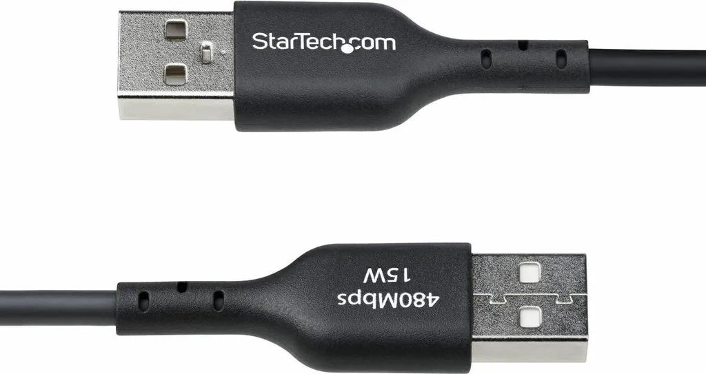 Câble USB Startech USB2AC2MNC Noir 2m - Câble USB-C vers USB-A