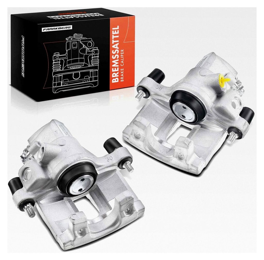 2x Bremssattel Bremszange Hinten Links Rechts Aluminium Kompatibel mit C-Max Focus II Cabriolet/Turnier Focus III 3 Stufenheck C30 S40 II