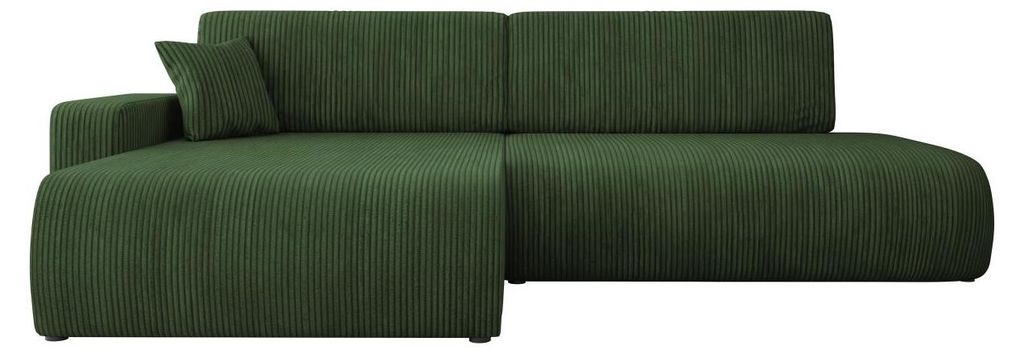 MIRJAN24 Ecksofa Piano O, mit Schlaffunktion und Bettkasten, L-Form Sofa (Farbe: Poso 14, Seite: Links)