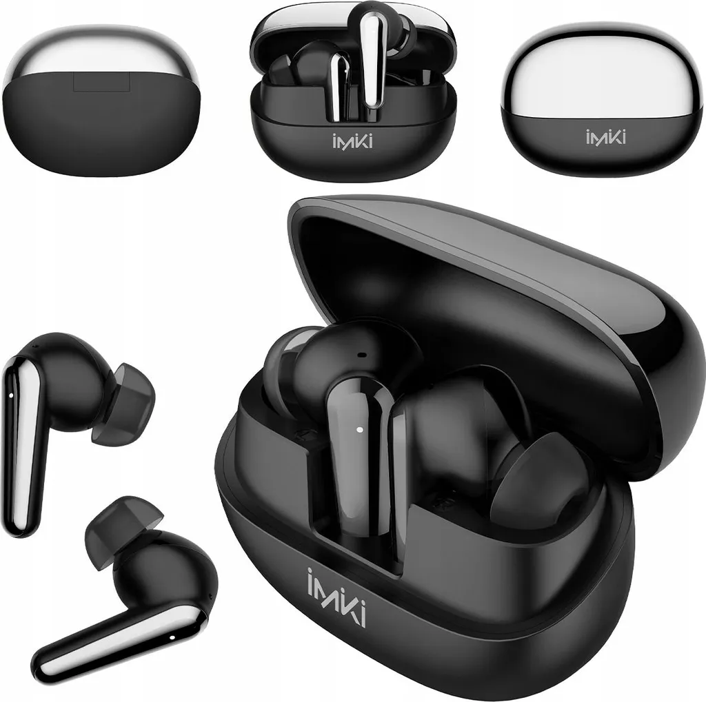 IMIKI T14 Écouteurs sans Fil Bluetooth avec Étui de Charge ANC et ENC