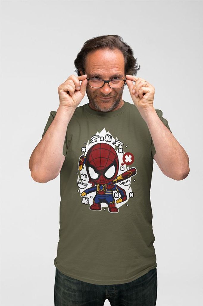 D&B Uni Polo PC00053 Iron Spider MilitärGrün-Größe 2XL