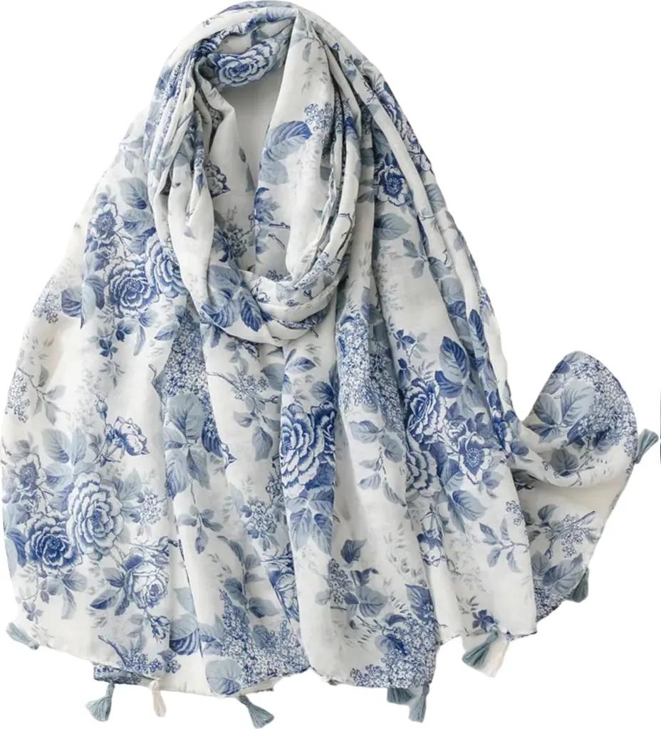 Foulard Floreale Primavera KP33928: Accessorio Moda Donna Tipo11