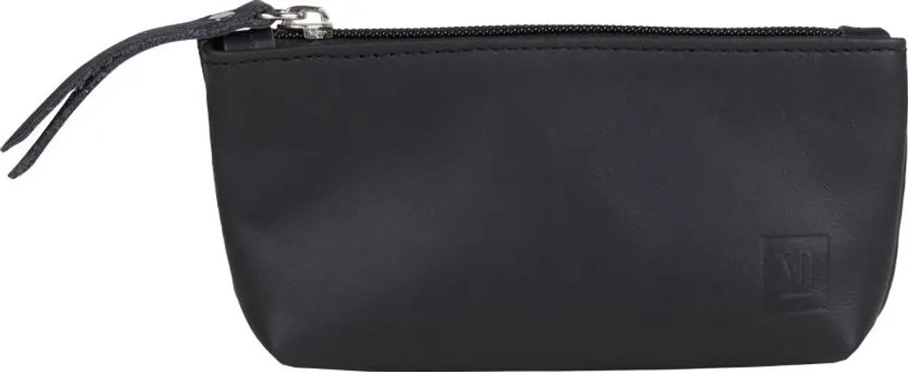 Porte-clés étui en cuir noir de vachette - Organisateur de clés chic