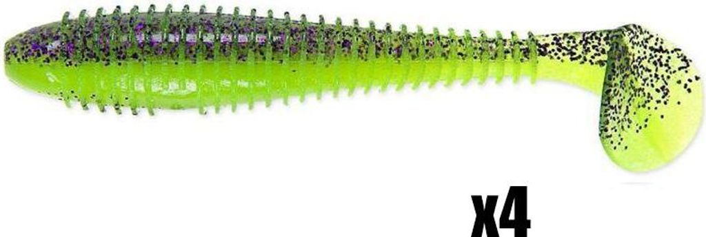 Keitech FAT Swing Impact 5,8 Inch Purple Chartreuse (BA-Edition)
