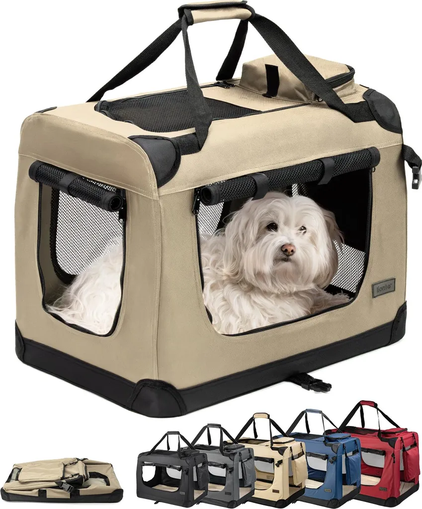 Offerta Box Cane Pieghevole 60x42x44 Beige - Convenienza e Praticità