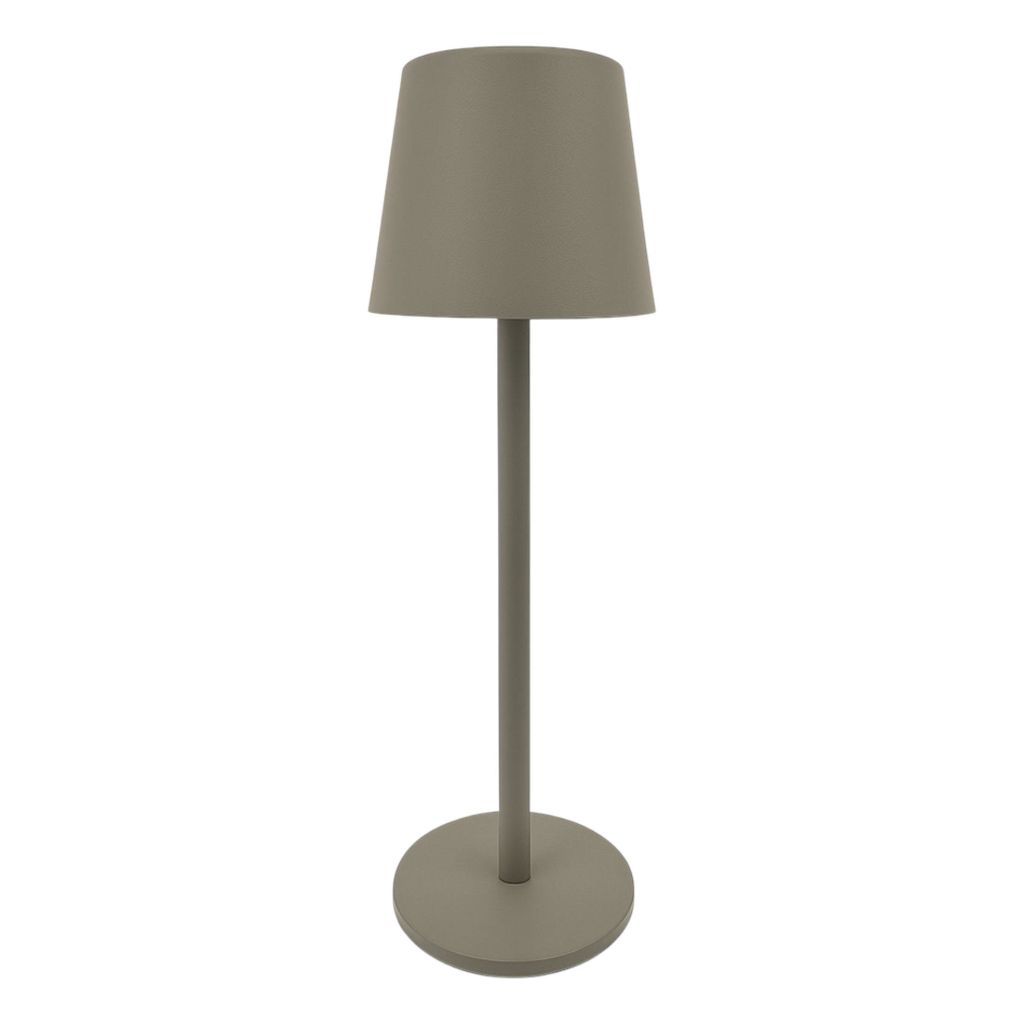Anna's Collection Tischleuchte taupe Outdoor usb dimmbar 11x36,5cm touch Metall