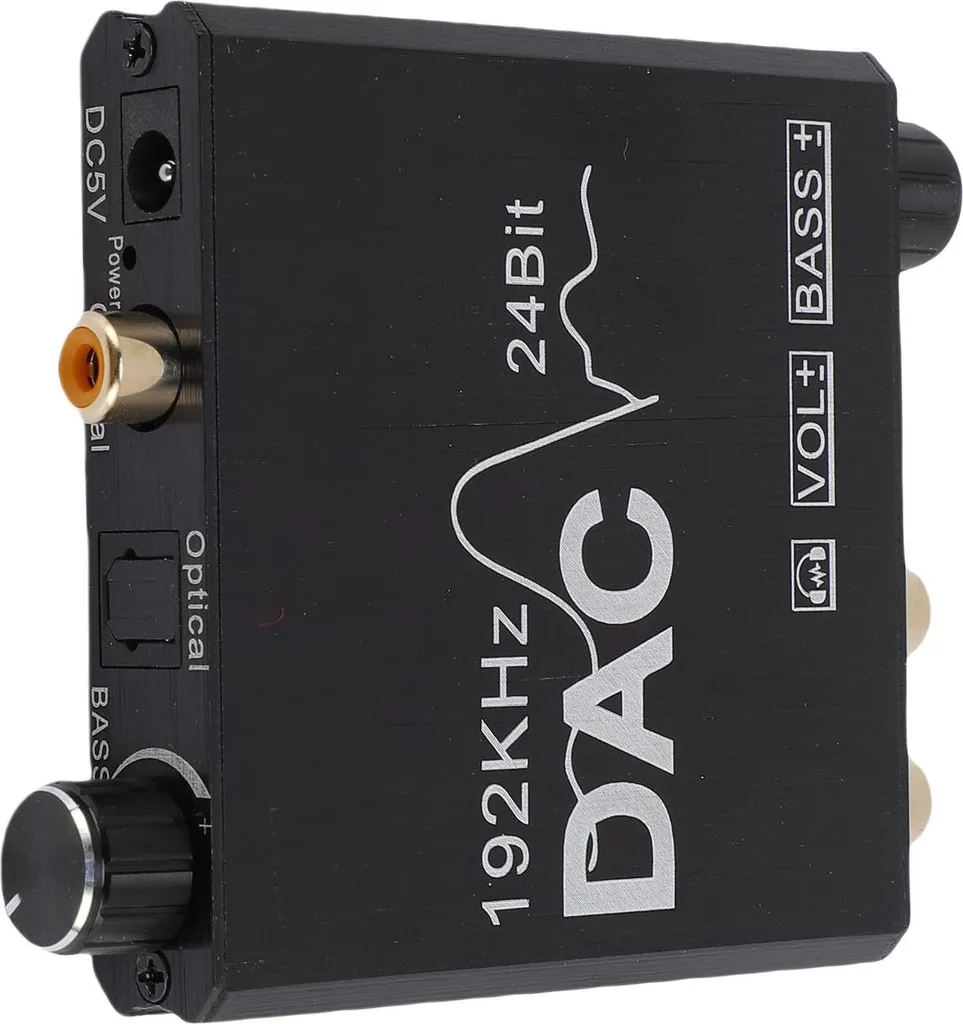 Convertisseur Audio DAC 192kHz 24 bits USB avec Réglage du Volume Actif - 2