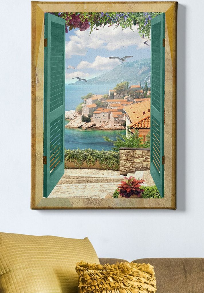 Wallity, Kanvas- TCR1330, Bunt, Leinwandbilder, 50 x 70 cm, 100% Leinwand