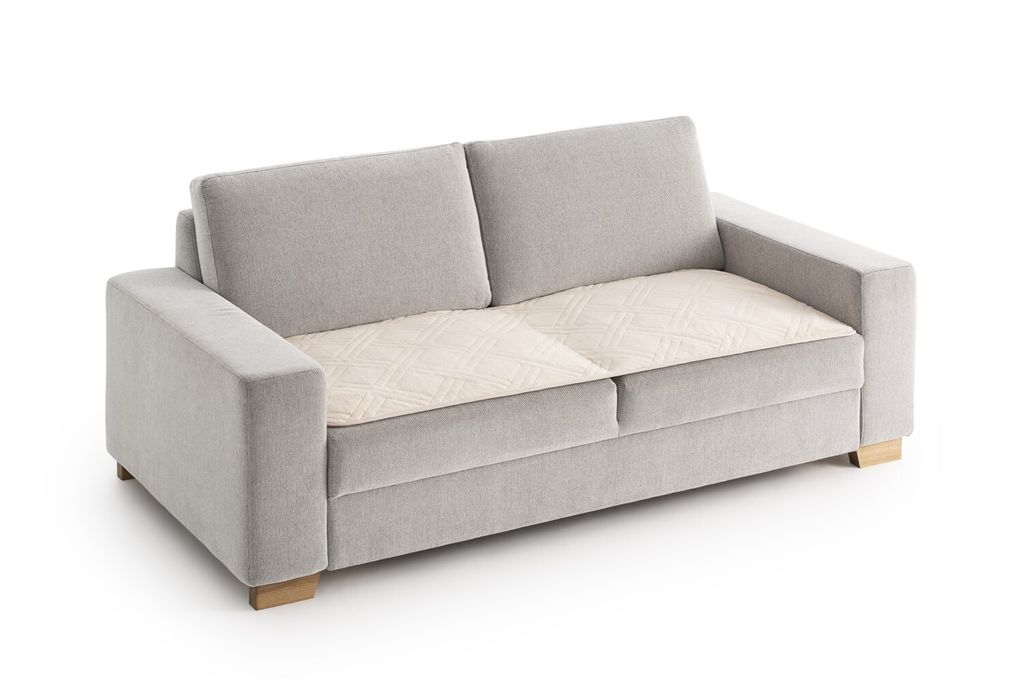 Weiche Tagesdecke Läufer Abdeckung Schutz für Sofa, Sessel CORAL 65x110 Beige