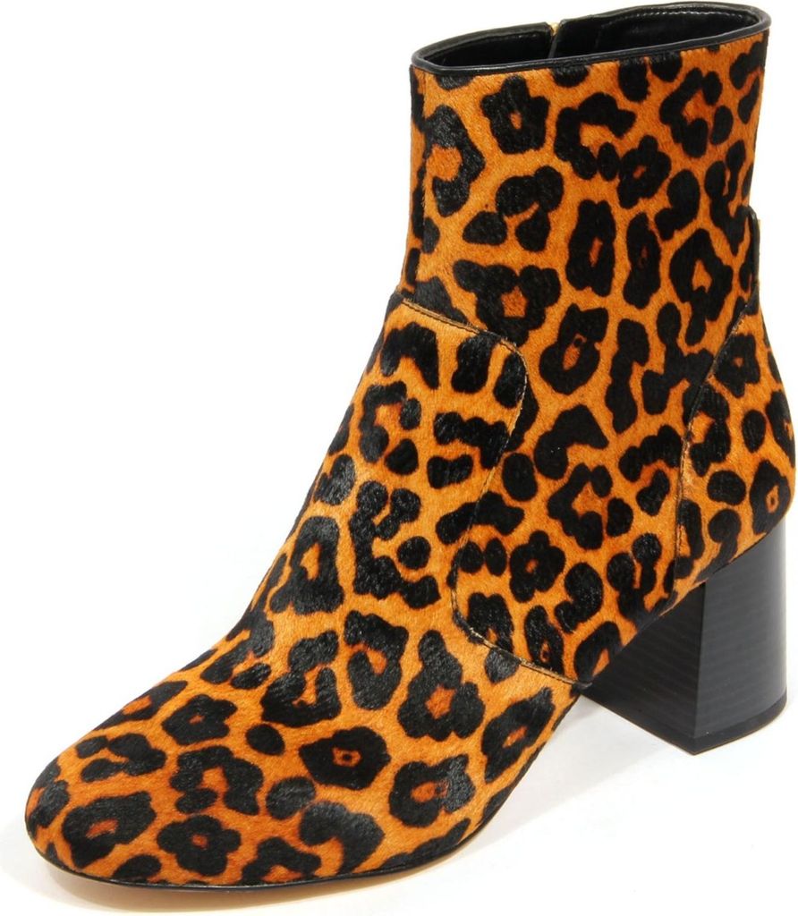 H2612 tronchetto donna MICHAEL KORS HEIDI Frau haarcalf Knöchel Stiefel animalier