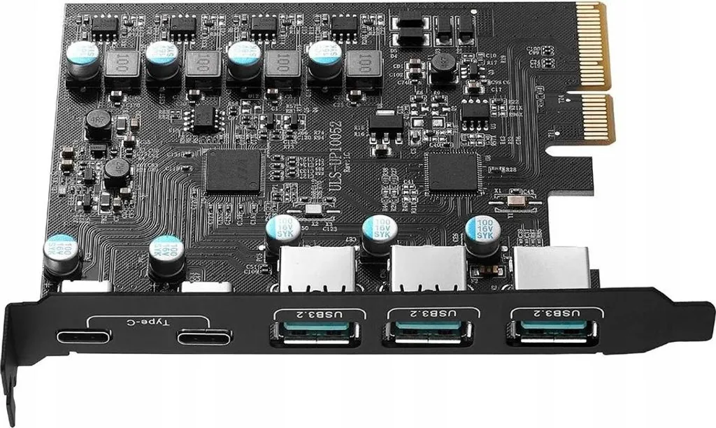 Adattatore PCIe 5 Porte USB 3.1 Gen 2 | 10Gbps SuperSpeed+ per Gaming PC