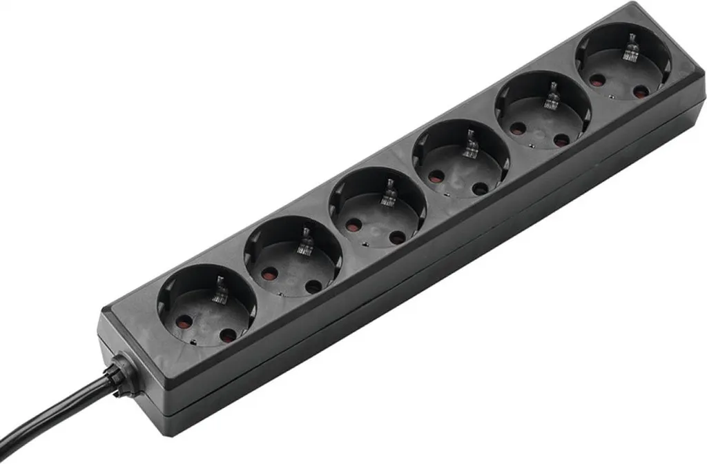 Ciabatta Elettrica Bachmann SELLY 6 Prese - Sicura per Bambini 1,5m