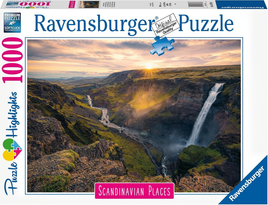Haifoss in Islanda Ravensburger 16738 Immagine del prodotto 