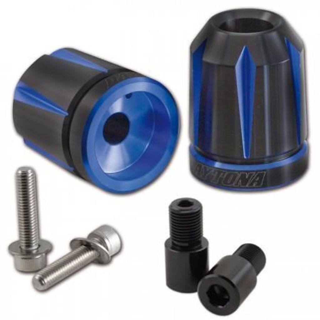 Daytona Lenkergewichte Scratch blau eloxiert Produktbild 