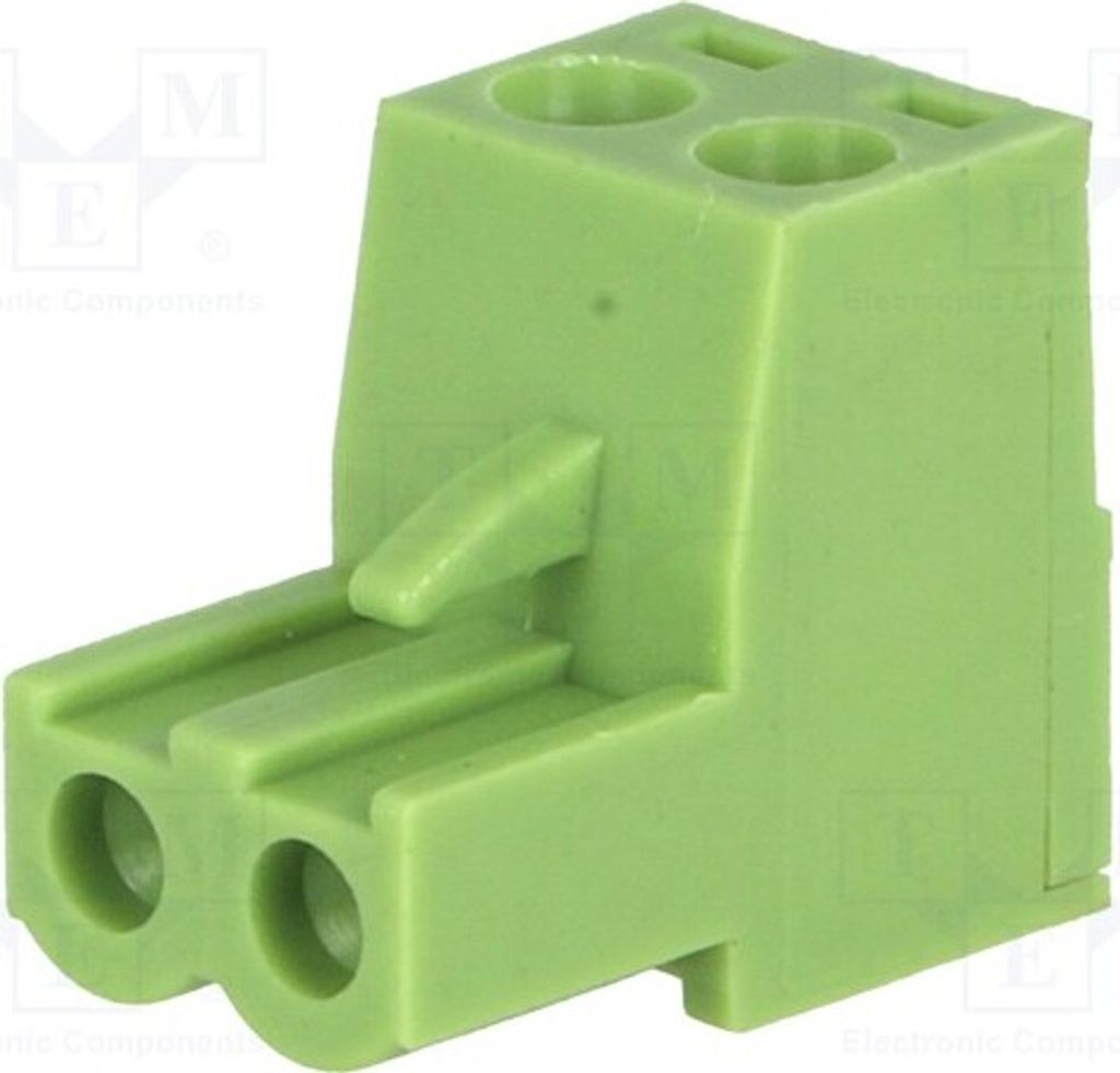5x Klemmleiste abschaltbar Wege: 2 gerade 5mm Stecker weiblich XY2500F-A(5.0)-2P Trennb