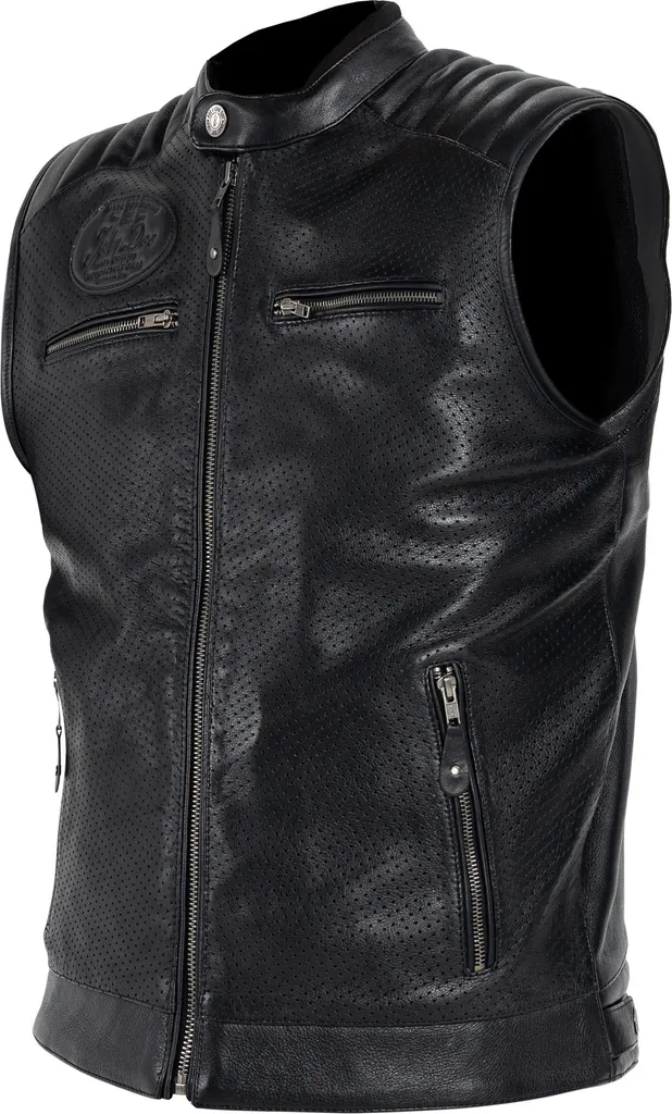 Veste sans manches moto John Doe Storm en taille S pour motards custom