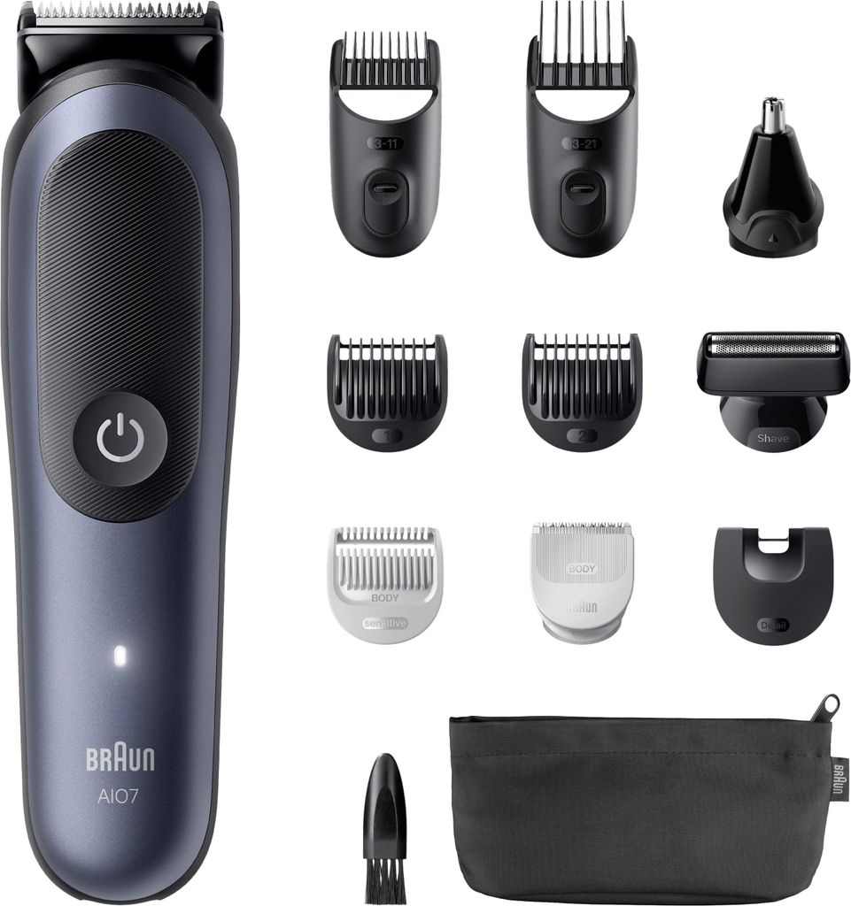 Braun AIO7540, Schwarz, Blau, 0,5 mm, 2,1 cm, Universal, Produktbild 