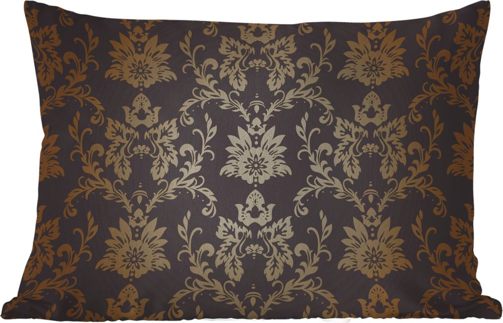 MuchoWow Outdoor Kissen - Blumen - Licht - Vintage - 50x30 cm - Wetterfest - Lounge Kissen - Sofa kissen - Wohnzimmer Dekoration