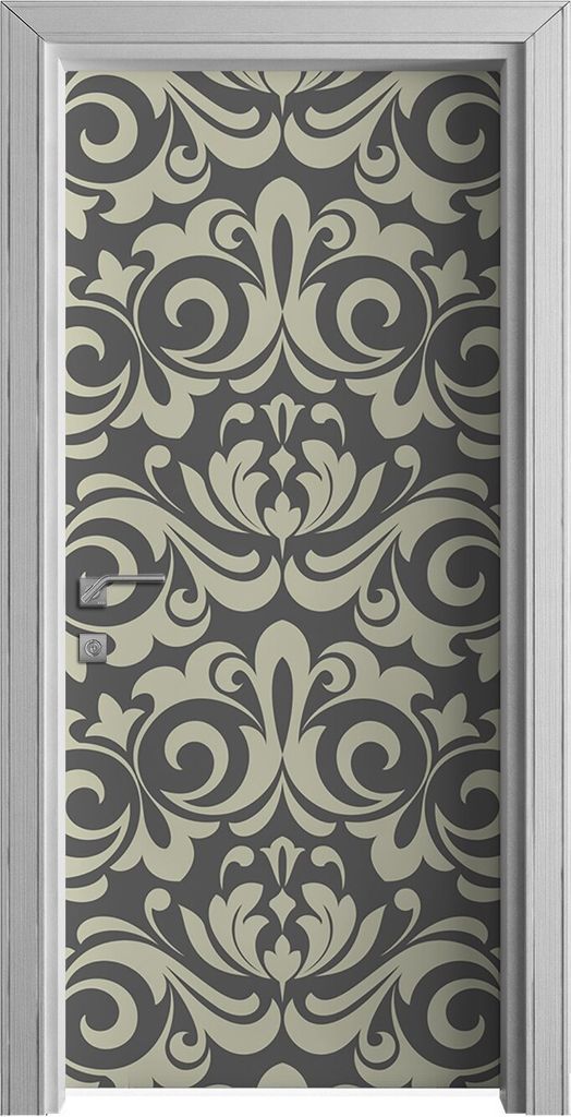 Tür Selbstklebende 90x210 cm Türfolie Türtapete Klebefolie - Ornamente Abstrakt