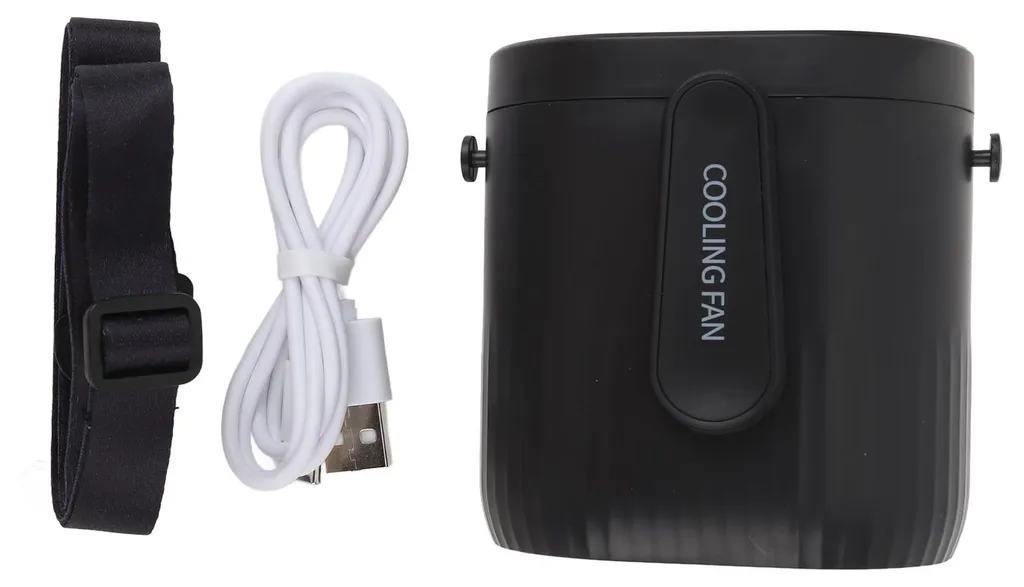 Ventilateur portable pour chantiers en plein air avec fixation clip
