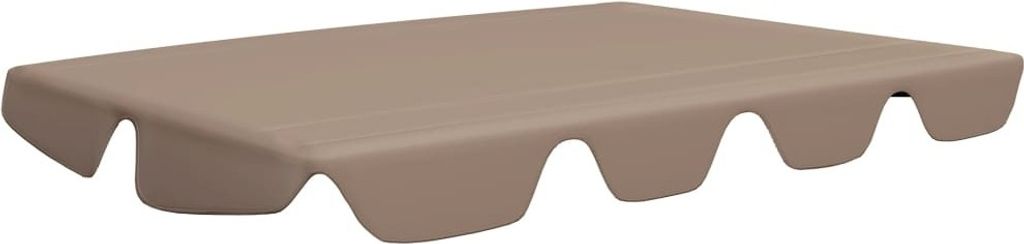 “2026 Moderne“Ersatzdach für Hollywoodschaukel Taupe 150/130x105/70 cm - Pavillons & Partyzelte - Designermöbel 3062265