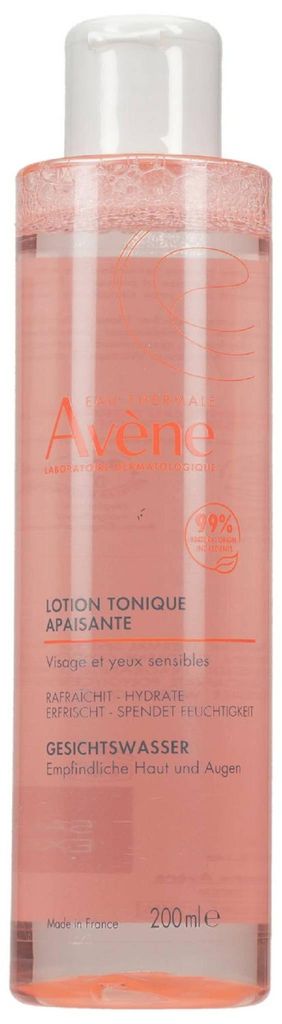 Avène Lotion Tonique Gesichtwasser - beruhigt die Haut nach der Reinigung, 200 ml Lösung