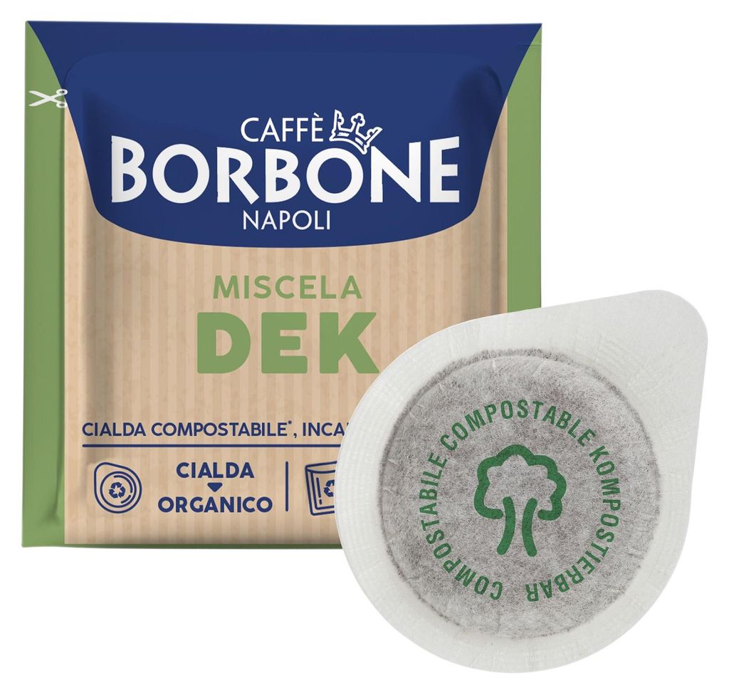 Caffè Borbone Kaffee Kompostierbare Pods, Recyclebare Verpackung, Entkoffeinierte Dek Mischung 150 stück - Kompatibel mit ESE System Papier Pads ...