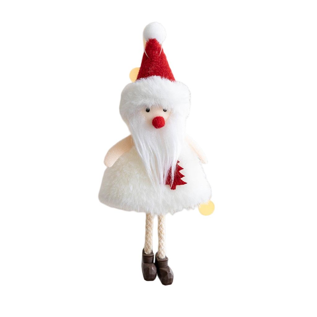 Chritsmas Anhänger exquisite dekorative entzückende Weihnachtsgel Mädchen Snowman Plüsch für Party-Weihnachtsmann