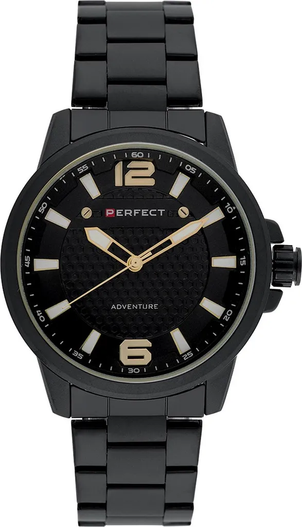 Orologio Classico Uomo Perfect-PF00929 | Acciaio Nero e Movimento Miyota