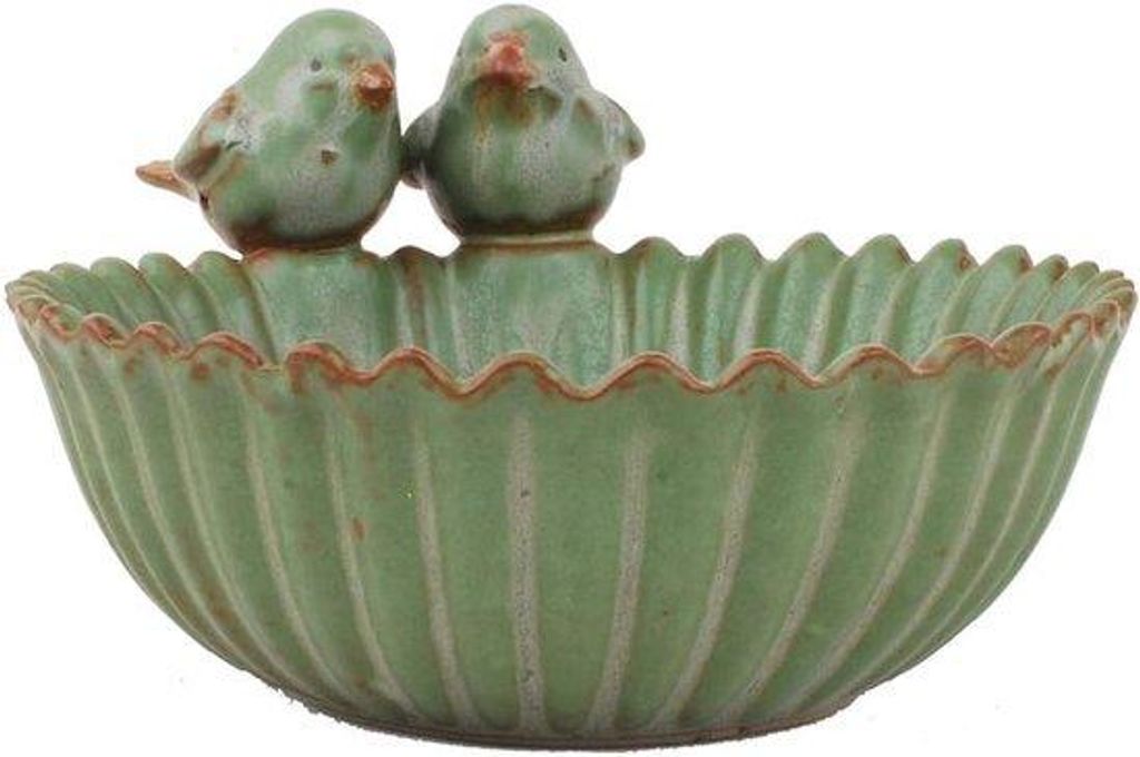 Vaso da fiori in Vetroceramica a forma di uccellino per Immagine del prodotto 