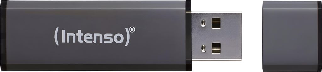 Intenso 3521461 Alu Line anthrazit 8GB USB Stick 2.0 Productafbeelding 