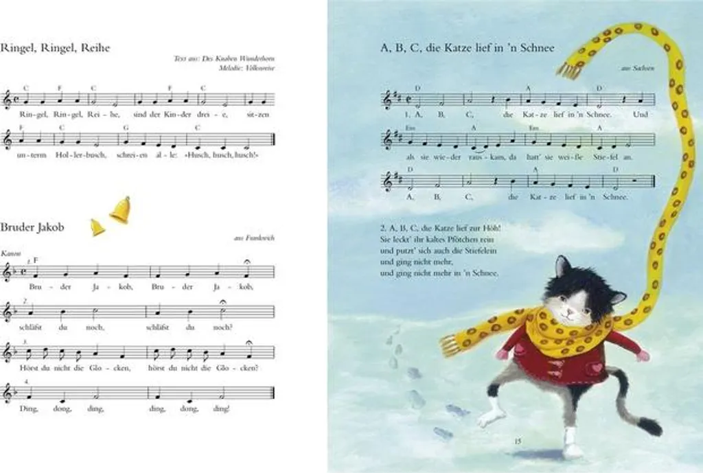 Apprendre les Chansons Traditionnelles facilement - Recueil Illustré - 3